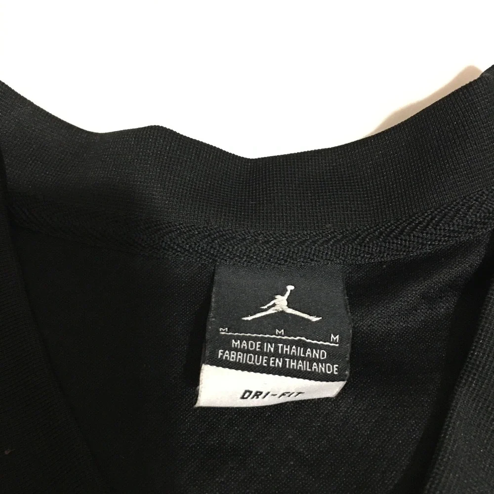 Jordan Sleeveless Jersey Mens Medium Black Red Jumpman Logo